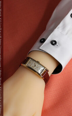 ロンジンの細身で縦長の上品なアンティーク腕時計 【1940年頃】-W1551-22