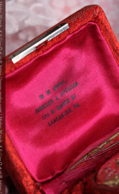 ウォルサム 14金無垢アンティーク懐中時計 翠玉とダイヤモンド 【1893年製】-P2146-26