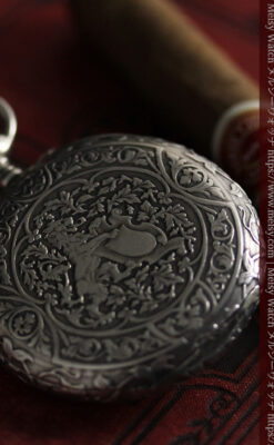 ロンジン 銀無垢アンティーク懐中時計 獅子と盾【1899年製】古典の極み-P2317-2