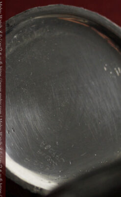 ロンジン 銀無垢アンティーク懐中時計 獅子と盾【1899年製】古典の極み-P2317-25