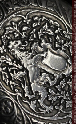 ロンジン 銀無垢アンティーク懐中時計 獅子と盾【1899年製】古典の極み-P2317-3