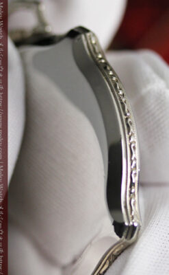 エルジン 特許を得た特殊な形のアンティーク懐中時計 【1927年製】-P2318-13