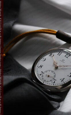 オメガの品格が伝わる銀無垢アンティーク懐中時計 【1907年製】-P2319-5