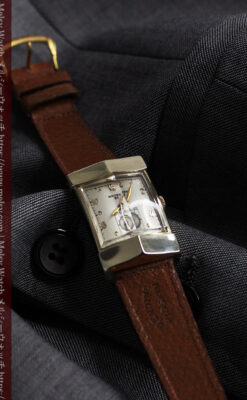 グリュエンの騎士の兜を彷彿とさせるアンティーク腕時計【1951年頃】-W1552-10