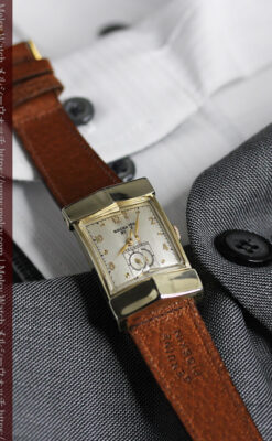 グリュエンの騎士の兜を彷彿とさせるアンティーク腕時計【1951年頃】-W1552-12