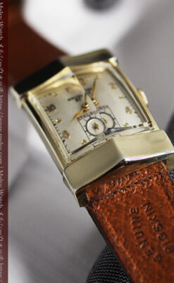 グリュエンの騎士の兜を彷彿とさせるアンティーク腕時計【1951年頃】-W1552-16