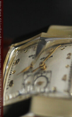 グリュエンの騎士の兜を彷彿とさせるアンティーク腕時計【1951年頃】-W1552-5