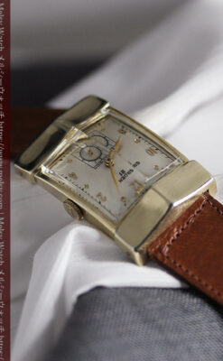 グリュエンの騎士の兜を彷彿とさせるアンティーク腕時計【1951年頃】-W1552-7