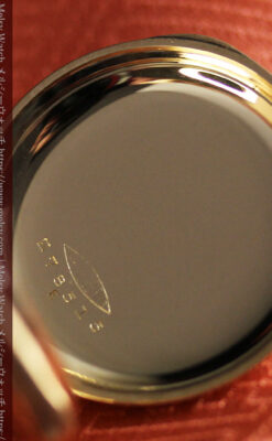 上品なケース装飾 ウォルサム金無垢アンティーク懐中時計 【1907年製】-P2320-20