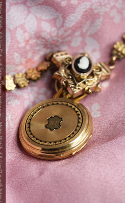 ヴァシュロン・コンスタンタン 18金無垢アンティーク懐中時計 【1880年頃】ネックレス-P2322-10