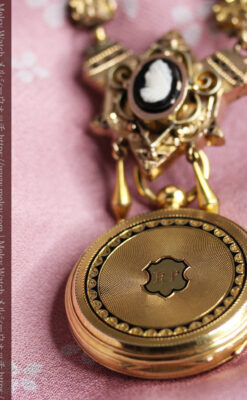 ヴァシュロン・コンスタンタン 18金無垢アンティーク懐中時計 【1880年頃】ネックレス-P2322-12