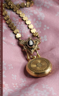 ヴァシュロン・コンスタンタン 18金無垢アンティーク懐中時計 【1880年頃】ネックレス-P2322-13