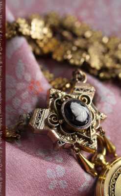 ヴァシュロン・コンスタンタン 18金無垢アンティーク懐中時計 【1880年頃】ネックレス-P2322-20