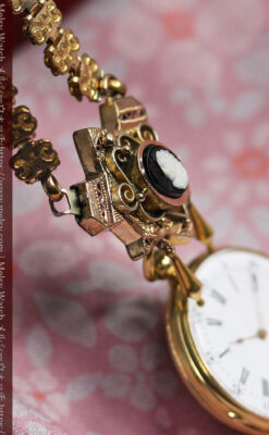 ヴァシュロン・コンスタンタン 18金無垢アンティーク懐中時計 【1880年頃】ネックレス-P2322-21