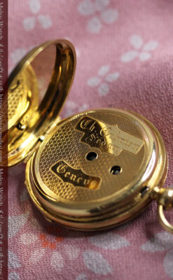 ヴァシュロン・コンスタンタン 18金無垢アンティーク懐中時計 【1880年頃】ネックレス-P2322-30