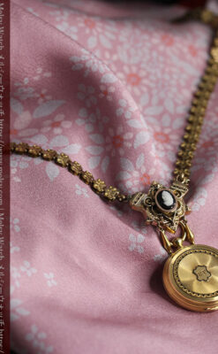 ヴァシュロン・コンスタンタン 18金無垢アンティーク懐中時計 【1880年頃】ネックレス-P2322-8