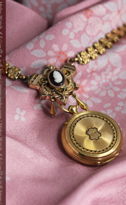 ヴァシュロン・コンスタンタン 18金無垢アンティーク懐中時計 【1880年頃】ネックレス-P2322-9