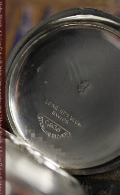 ティファニー 銀留め銀無垢アンティーク懐中時計 すずらん模様 【1913年製】-P2323-33