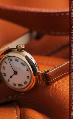 ロレックスの上品な女性用金無垢アンティーク腕時計 【1916年頃】-W1208-16