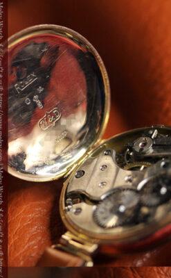 ロレックスの上品な女性用金無垢アンティーク腕時計 【1916年頃】-W1208-21