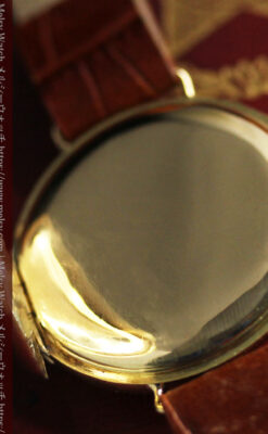 上品かつ特殊 オメガのアンティーク18金無垢腕時計 【1914年製】-W1553-24