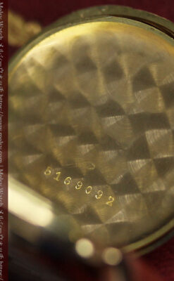 上品かつ特殊 オメガのアンティーク18金無垢腕時計 【1914年製】-W1553-25