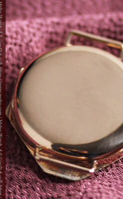 ロレックス縦長八角形 アンティーク金無垢腕時計 【1920年頃】-W1554-26