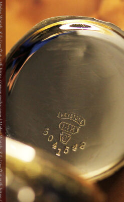 金の鎖と十字架の装飾 ウォルサムの金無垢アンティーク懐中時計 【1897年製】-P2324-37