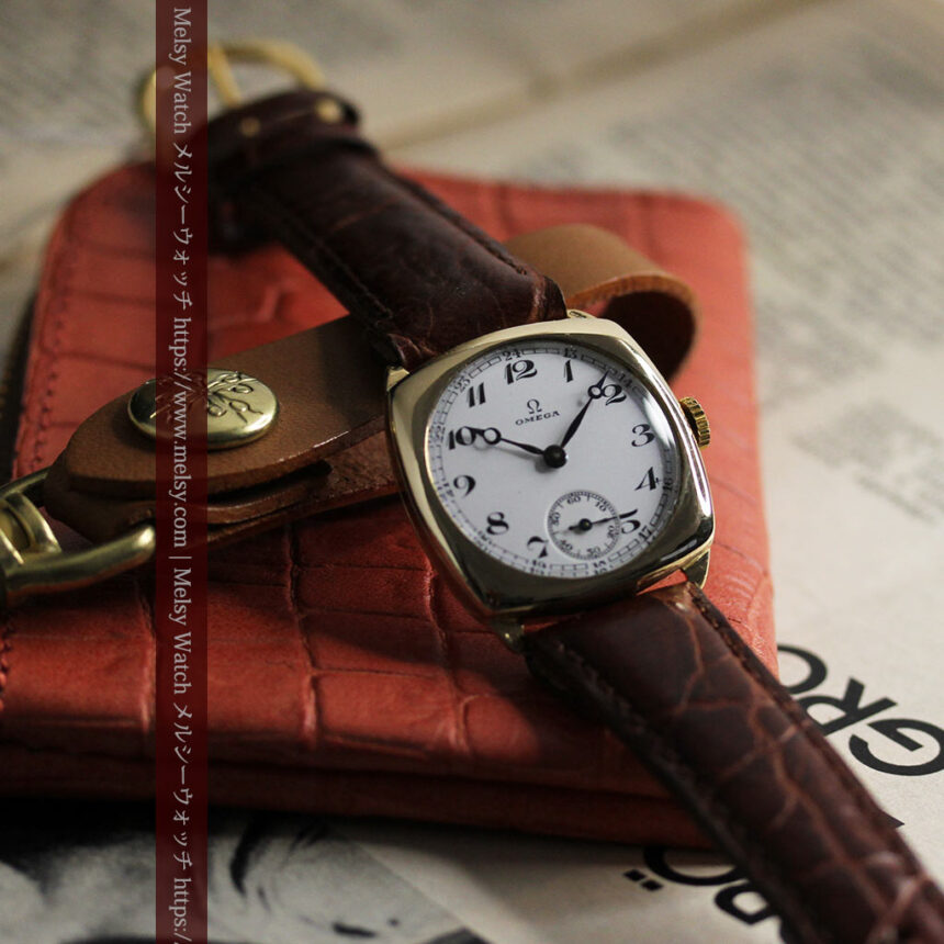 時代と風格薫る オメガのアンティーク金無垢腕時計 【1937年製】-W1561-1