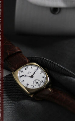 時代と風格薫る オメガのアンティーク金無垢腕時計 【1937年製】-W1561-14