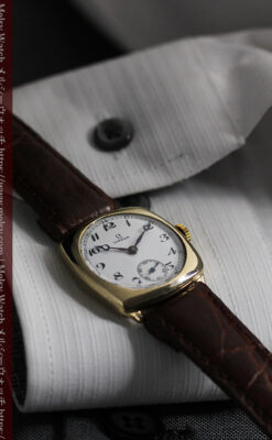 時代と風格薫る オメガのアンティーク金無垢腕時計 【1937年製】-W1561-16