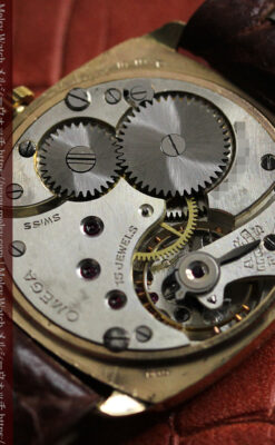 時代と風格薫る オメガのアンティーク金無垢腕時計 【1937年製】-W1561-19