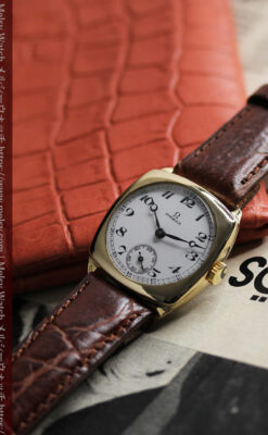 時代と風格薫る オメガのアンティーク金無垢腕時計 【1937年製】-W1561-2