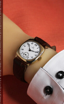 時代と風格薫る オメガのアンティーク金無垢腕時計 【1937年製】-W1561-23