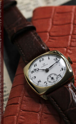 時代と風格薫る オメガのアンティーク金無垢腕時計 【1937年製】-W1561-4