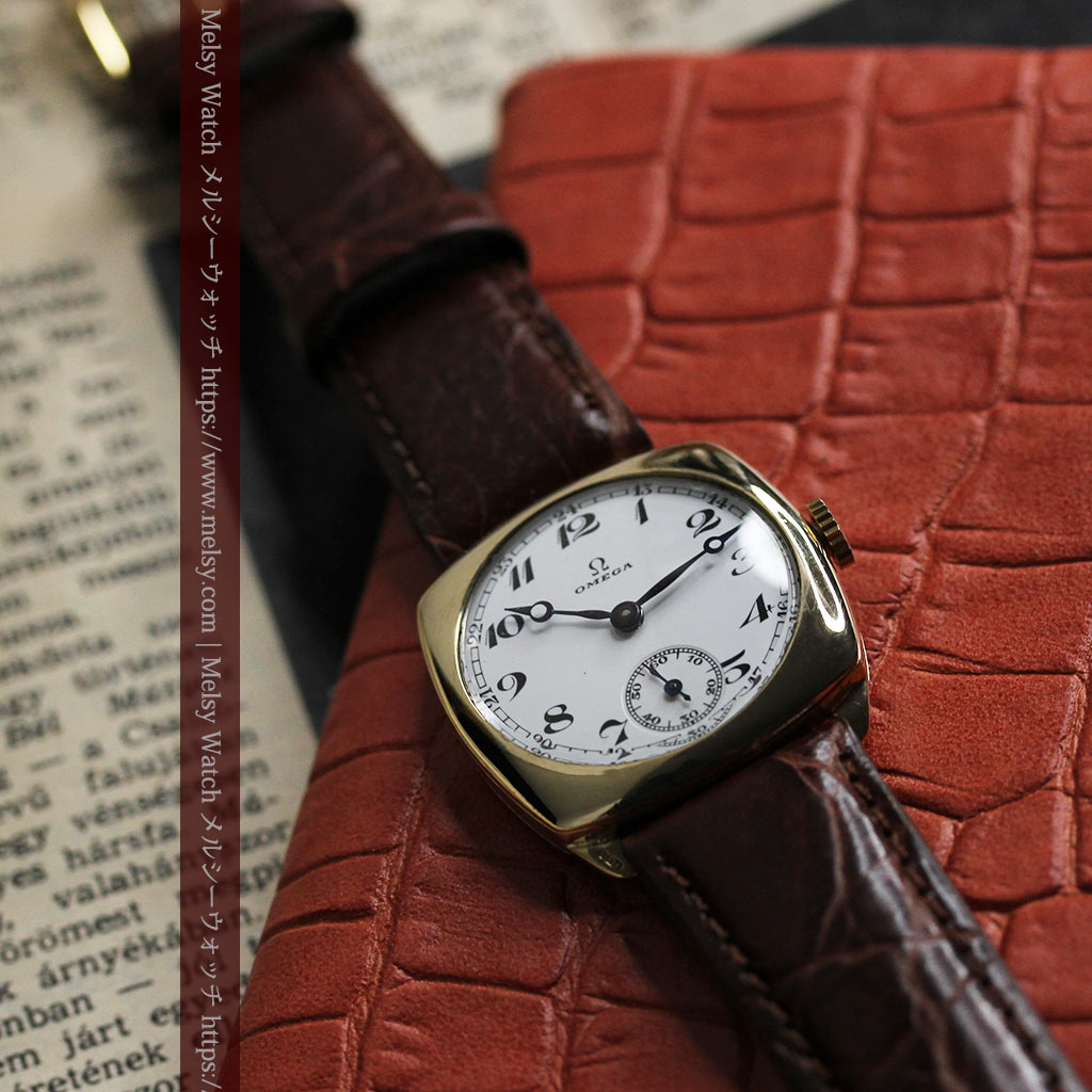 時代と風格薫る オメガのアンティーク金無垢腕時計 1937年製