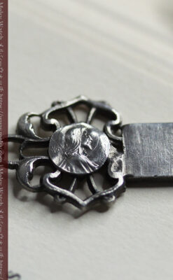 渋い雰囲気が伝わる 大人のアンティーククロス・十字架 【1900年頃】-A0313-11