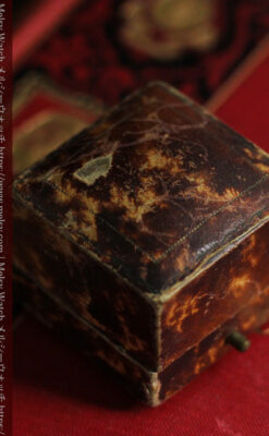 ルビーとダイヤの18金無垢アンティークリング・指輪【1906年頃】箱付き-A0314-11