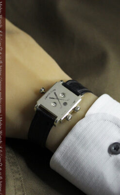 腕時計型の手動式 ゴルフのスコアカウンター 【1960年頃】-A0319-11