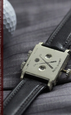 腕時計型の手動式 ゴルフのスコアカウンター 【1960年頃】-A0319-3