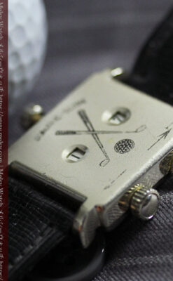 腕時計型の手動式 ゴルフのスコアカウンター 【1960年頃】-A0319-6