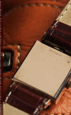 ルビーと特色あるローズ色 ロンジンの女性用アンティーク腕時計 【1942年製】-W1563-17