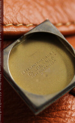 ルビーと特色あるローズ色 ロンジンの女性用アンティーク腕時計 【1942年製】-W1563-18