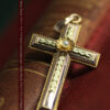 希少な特別品 フランス製18金無垢アンティーククロス・十字架 【1880年頃】-A0320-11