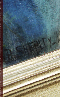 大森安仁子 Annie Barrows Shepleyの描いた若い女性 1893年作 -大河ドラマいだてん大森兵蔵の妻-A0327-15