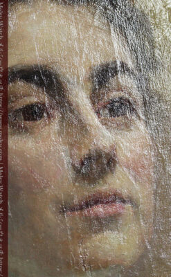 大森安仁子 Annie Barrows Shepleyの描いた若い女性 1893年作 -大河ドラマいだてん大森兵蔵の妻-A0327-17