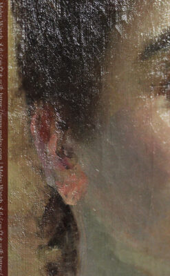 大森安仁子 Annie Barrows Shepleyの描いた若い女性 1893年作 -大河ドラマいだてん大森兵蔵の妻-A0327-18