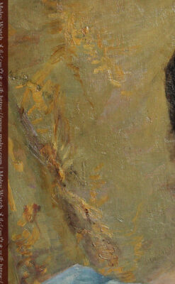 大森安仁子 Annie Barrows Shepleyの描いた若い女性 1893年作 -大河ドラマいだてん大森兵蔵の妻-A0327-20