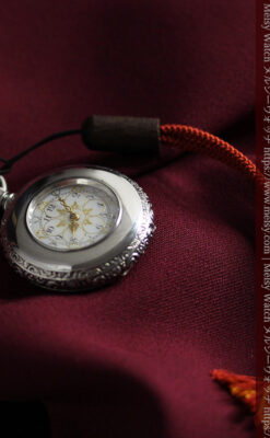 銀と金の色合わせが上品なウォルサム銀無垢懐中時計 【1900年頃】-P2329-3