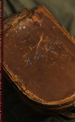 革ケース入り ティファニーの超大型アンティーク懐中時計 【1892年頃】-P2330-12